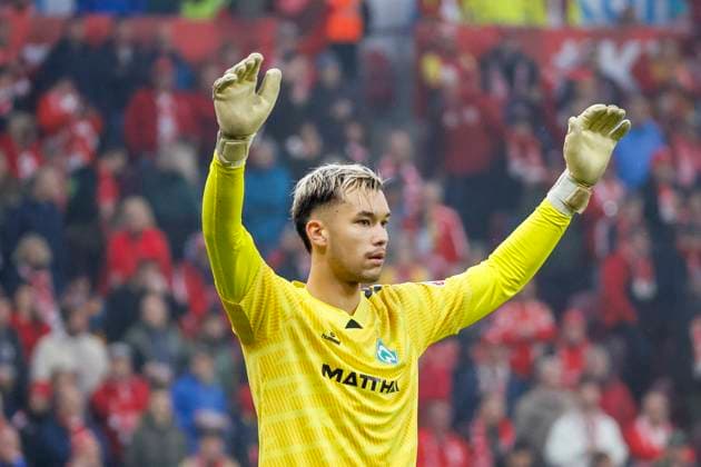 Mio Backhaus SV Werder Bremen, 30 , Germany, Football, 1 Bundesliga, 9 Matchday, 2025 2026, 1 FSV Mainz vs Werder Bremen, 01 11 2025, Mewa Arena, Mainz, Germany Mainz Mewa Arena Rheinland Pfalz Germany Copyright: xGrantxHubbsx