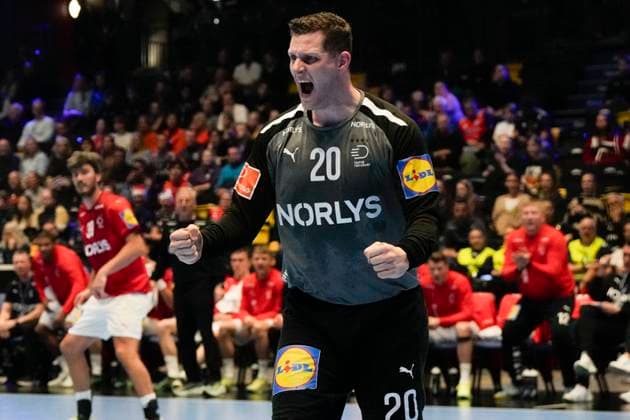 Handball, Golden League Denmark Netherlands Trondheim 20251101 Denmark s goalkeeper Kevin Kam Moller during the Golden League handball match between Denmark and the Netherlands at Trondheim Spektrum Photo Erik Flaaris Johansen NTB Trondheim Norway EDITORIAL USE ONLY RESTRICTED USE FOR BETTING COMPANIES  Copyright: xErikxFlaarisxJohansenx xNTBx