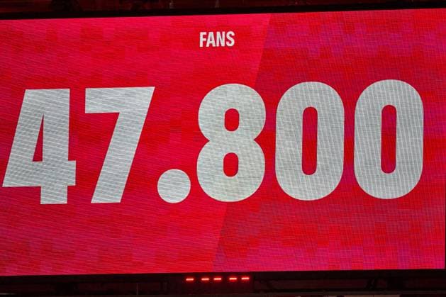 01 11 2025, Football, Men, Bundesliga, 2025 2026, RB Leipzig VfB Stuttgart 47 800 fans in Leipzig Red Bull Arena Saxony Germany