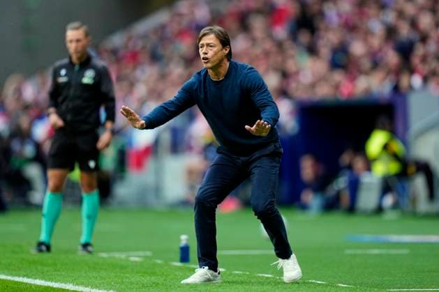 ESP: Atletico de Madrid-Sevilla FC . La Liga EA Sports. Date 11 Matias Almeyda head coach of Sevilla FC during the La Liga EA Sports match between Atletico de Madrid and Sevilla FC played at Riyadh Metropolitano Stadium on November 01, 2025 in Madrid, Spain. kpng Copyright: xCesarxCebollax xPRESSINx PS_251101_ATM_SEV_032