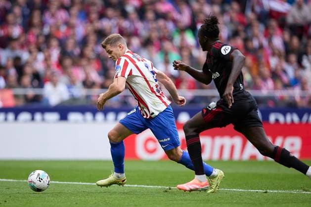 Alexander Sorloth (Atletico de Madrid) and Batista Mendy (Sevilla FC) battle for the ball during the LaLiga EA Sports match between AtlÃ tico Madrid v Sevilla FC at Estadio Riyadh Air Metropolitano on November 1, 2025 in Madrid, Spain. (Photo by Manu Reino DeFodi Images) Alexander Sorloth Atletico de Madrid and Batista Mendy Sevilla FC battle for the ball during the LaLiga EA Sports match between AtlÃ tico Madrid v Sevilla FC at Estadio Riyadh Air Metropolitano on November 1, 2025 in Madrid, Spain Photo by Manu Reino DeFodi Images