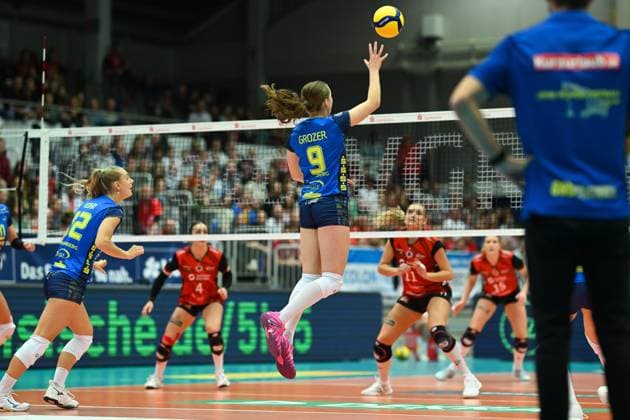 Volleyball, Women, 1st BL, Dresdner SC - SSC Palmberg Schwerin