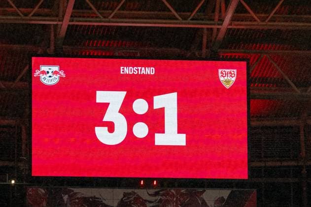 Germany, Soccer, 1 Bundesliga, Matchday 9, 2025 2026, RB Leipzig VfB Stuttgart on 01 11 in Leipzig Red Bull Arena Final Score Copyright: xSvenxHeidmannx