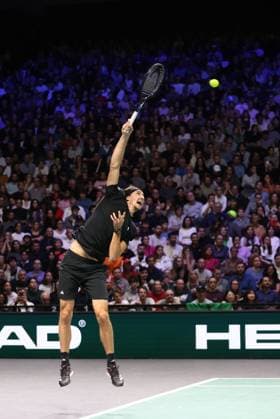 ROLEX PARIS MASTERS TENNIS 2025 Thierry Larret MAXPPP - Nanterre (92) 01 11 2025 Thierry Larret Maxppp. Tennis. Rolex Paris Masters. Paris La Defense, Nanterre (92). Du 25 octobre au 2 novembre 2025. Samedi 1er novembre 2025. Demi-Finale : Alexander ZVEREV (GER) vs Jannik SINNER (ITA). Nanterre (92) PARIS LA DEFENSE ARENA ILE DE FRANCE FRANCE  Copyright: xMAXPPPxThierryxLarretx TLR202511019334 TLR202511019334