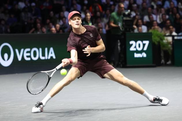 Tennis, ATP tournament in Paris, semi-final, Alexander Zverev - Jannik Sinner