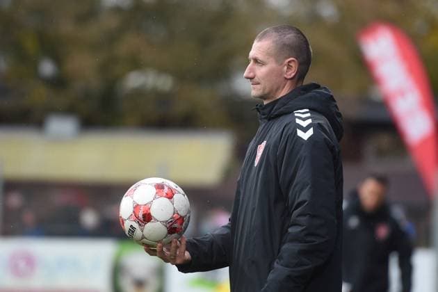 Soccer I Men I Season 2025 2026 I Regionalliga Nord I 17 Matchday I SC Weiche Flensburg 08 VfB Lübeck I 01 11 2025 Tim Wulff Coach, SC Weiche Flensburg 08 Copyright: xLobeca JanxKirschnerx