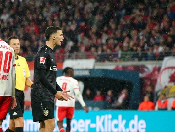 Germany Soccer Bundesliga 2025 26, 9 Matchday RB Leipzig vs VfB Stuttgart Red Bull Arena Stadion Leipzig Bilal El Khannouss VfB Stuttgart, 11 Leipzig Copyright: xAymanxAlahmedx