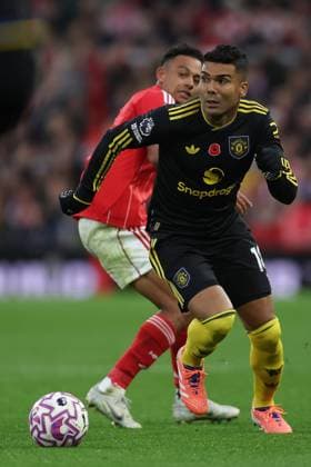 Nottingham Forest v Manchester United, ManU Premier League Casemiro of Manchester United during the Premier League match at the City Ground, Nottingham UK Newspapers OUT Copyright: xRyanxJenkinsonx FIL-22438-0061