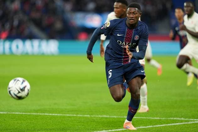 Paris Saint-Germain FC v OGC Nice - Ligue 1 McDonald s 2025 2026 25 Nuno MENDES (psg) during the Ligue 1 McDonald s match between Paris Saint-Germain FC and OGC Nice at Parc des Princes on November 1, 2025 in Paris, France. Paris France  Copyright: xFEPx 776348189