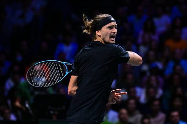 TENNIS : Rolex Paris Masters - Paris - 01 11 2025 Alexander Zverev ( Germany ) during the Rolex Paris Masters at Paris La Defense Arena on November 01, 2025 in Nanterre, France. (Photo by Federico Pestellini PSNewz ) ParisFrance  Copyright: xFedericoxPestellinix