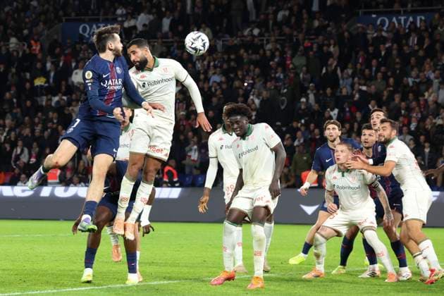 FOOTBALL : Paris Saint Germain Vs OGC Nice - Ligue 1 - 01 11 2025 Khvicha Kvaratskhelia (PSG) ParisFrance  Copyright: xMichaelxBaucherx