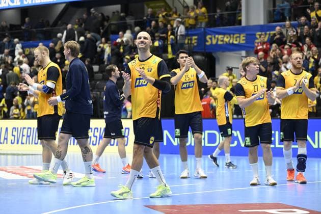 ESKILSTUNA, SWEDEN 20251101 Sweden s Oscar Bergendahl after Saturday s international handball friendly match between Sweden and Spain at the Volvo CE arena in Eskilstuna ESKILSTUNA SWEDEN x10070x  Copyright: xJessicaxGow TTx HANDBALL SWEDEN-SPAIN