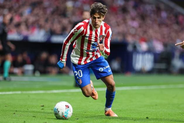 November 1, 2025, Madrid, Madrid, SPAIN: Giuliano Simeone of Atletico de Madrid in action during the Spanish League, LaLiga EA Sports, football match played between Atletico de Madrid and Sevilla FC at Riyadh Air Metropolitano stadium on November 01, 2025, in Madrid, Spain. Madrid SPAIN - ZUMAa181 20251101_zaa_a181_193 Copyright: xIrinaxR.xHipolitox