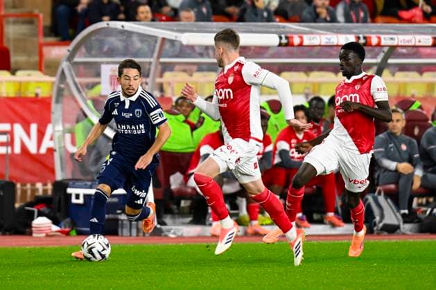 FOOTBALL : AS Monaco VS Paris FC - Ligue 1 McDonald s - 01 11 2025 Maxime Lopez (Paris FC) - Ligue 1 McDonald™s match between AS Monaco and Paris Football Club on November 1, 2025 at the Louis II Stadium in Monaco. MonacoMonaco  Copyright: xWilliamxCannarellax