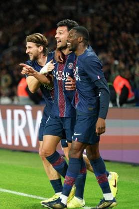 Paris Saint-Germain FC v OGC Nice - Ligue 1 McDonald s 2025 2026 10 Ousmane DEMBELE (psg) - 06 Illya ZABARNYI (psg) - 09 Goncalo MATIAS RAMOS (psg) during the Ligue 1 McDonald s match between Paris Saint-Germain FC and OGC Nice at Parc des Princes on November 1, 2025 in Paris, France. Paris France  Copyright: xFEPx 776348189