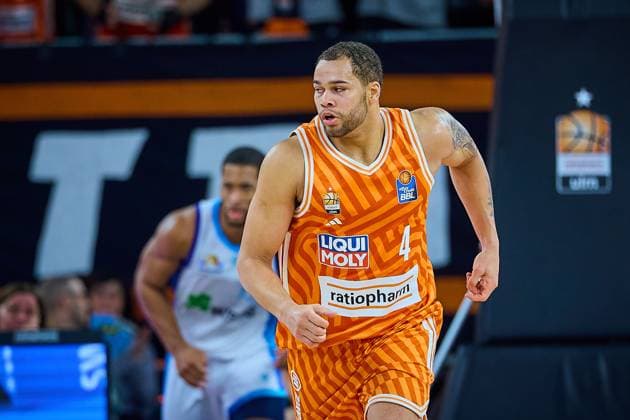 Christopher Ledlum ratiopharm ulm, 04 GER, ratiopharm ulm vs Skyliners Frankfurt, Basketball, Matchday 6, EasyCredit Bundesliga, Season 2025 2026, 01 11 2025 GER, ratiopharm ulm vs Skyliners Frankfurt, Basketball, Matchday 6, EasyCredit Bundesliga, Season 2025 2026, 01 11 2025 New Ulm Copyright: xEibner-Pressefoto GeraldxOelze-dx EP_ODS
