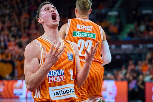Bryce Brown ratiopharm ulm, 02 GER, ratiopharm ulm vs Skyliners Frankfurt, Basketball, Matchday 6, EasyCredit Bundesliga, Season 2025 2026, 01 11 2025 GER, ratiopharm ulm vs Skyliners Frankfurt, Basketball, Matchday 6, EasyCredit Bundesliga, Season 2025 2026, 01 11 2025 New Ulm Copyright: xEibner-Pressefoto GeraldxOelze-dx EP_ODS