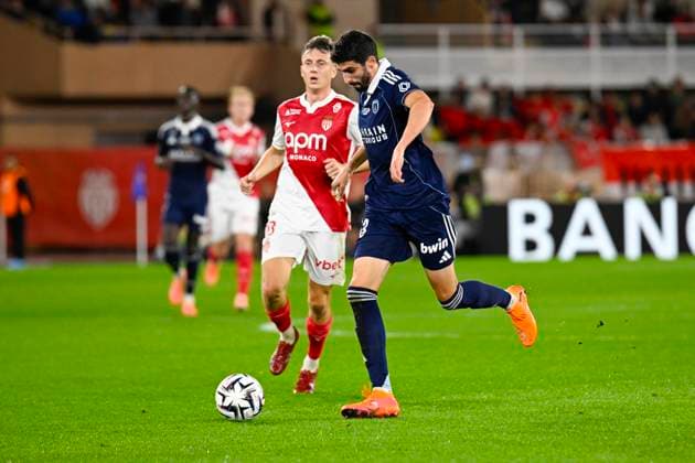 FOOTBALL : AS Monaco VS Paris FC - Ligue 1 McDonald s - 01 11 2025 Pierre Lees-Melou (Paris FC) - Ligue 1 McDonald™s match between AS Monaco and Paris Football Club on November 1, 2025 at the Louis II Stadium in Monaco. MonacoMonaco  Copyright: xWilliamxCannarellax