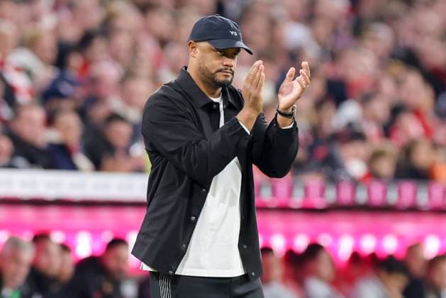 Trainer Vincent Kompany (FC Bayern Muenchen) jubelt, Bundesliga, FC Bayern München v Bayer 04 Leverkusen, Allianz Arena am 01. November 2025 in München, Deutschland. (Foto von Marco Steinbrenner DeFodi Images) Trainer Vincent Kompany (FC Bayern Muenchen) cheers, Bundesliga, FC Bayern München v Bayer 04 Leverkusen, Allianz Arena, November 1, 2025 in München, Germany. (Photo by Marco Steinbrenner DeFodi Images) DFL regulations prohibit any use of photographs as image sequences and or quasi-video. Trainer Vincent Kompany FC Bayern Muenchen cheers, Bundesliga, FC Bayern München v Bayer 04 Leverkusen, Allianz Arena on November 01, 2025 in Munich, Germany Photo by Marco Steinbrenner DeFodi Images Trainer Vincent Kompany FC Bayern Muenchen cheers, Bundesliga, FC Bayern München v Bayer 04 Leverkusen, Allianz Arena, November 1, 2025 in Munich, Germany Photo by Marco Steinbrenner DeFodi Images DFL regulations prohibit any use of photographs as image sequences and or quasi video
