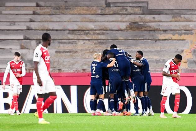 AS Monaco v Paris FC - Ligue 1 McDonald s 2025 2026 Equipe de football du Paris Fc PFC during the Ligue 1 match between Monaco and Paris FC at Stade Louis II on November 1, 2025 in Monaco, Monaco. Monaco Monaco  Copyright: xFEPx 776407946