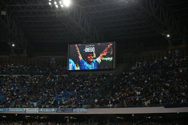 Football, Italy, SSC Napoli - Como 1907, Birthday greetings to the late Diego Maradona