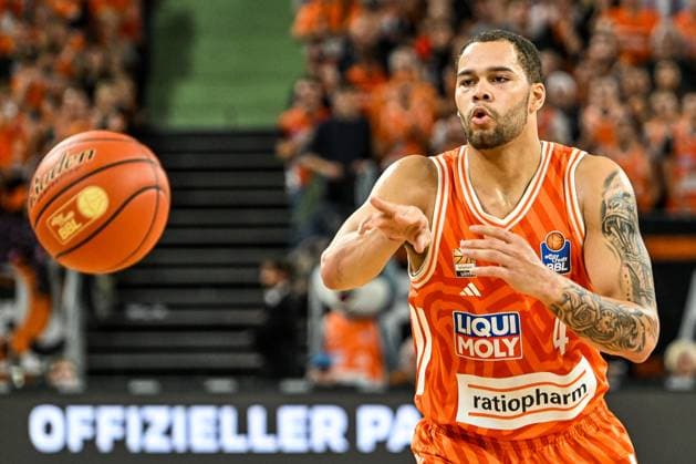 GER, BBL, ratiopharm Ulm vs Skyliners Frankfurt 01 11 2025, ratiopharm arena, Neu Ulm, GER, BBL, ratiopharm Ulm vs Skyliners Frankfurt, in the picture Christopher Ledlum Ulm, 4 nordphotoxGmbHx xHafner nph00200