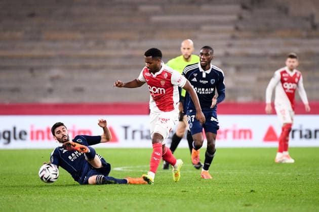 AS Monaco v Paris FC - Ligue 1 McDonald s 2025 2026 33 Pierre LEES MELOU (pfc) - 31 Ansu FATI (asm) during the Ligue 1 match between Monaco and Paris FC at Stade Louis II on November 1, 2025 in Monaco, Monaco. Monaco Monaco  Copyright: xFEPx 776407946