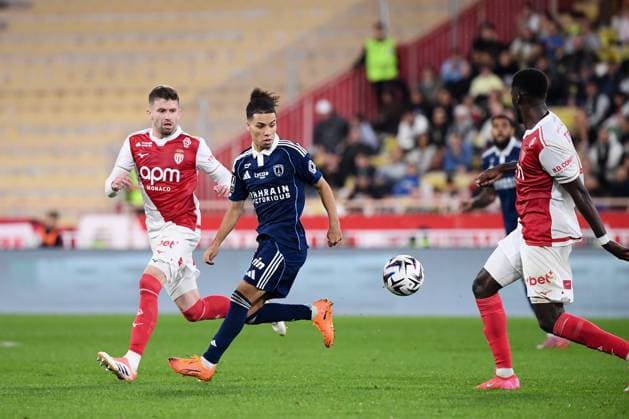 AS Monaco v Paris FC - Ligue 1 McDonald s 2025 2026 12 CAIO HENRIQUE (asm) - 10 Ilan KEBBAL (pfc) during the Ligue 1 match between Monaco and Paris FC at Stade Louis II on November 1, 2025 in Monaco, Monaco. Monaco Monaco  Copyright: xFEPx 776407946