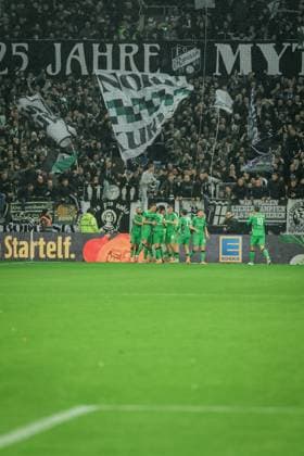 Germany Soccer Bundesliga 2025 26, 10 Matchday FC St Pauli vs Borussia Moenchengladbach Millerntor Stadion Hamburg Goal Borussia Moenchengladbach Copyright: xStefanxTrochax