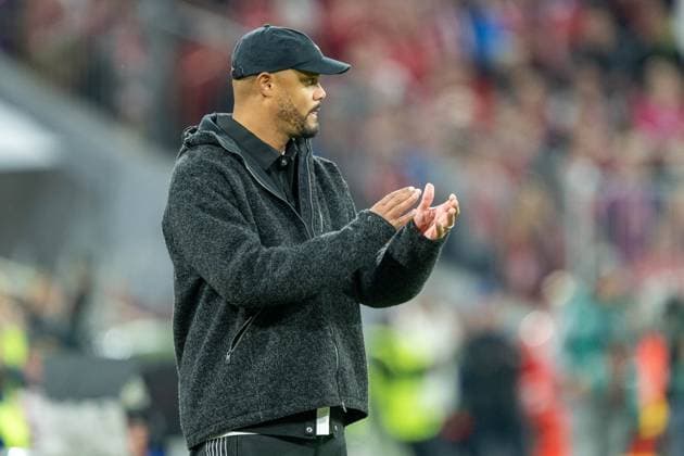Vincent Kompany FC Bayern Muenchen, Head Coach , GER, FC Bayern Muenchen vs Bayer 04 Leverkusen, Football, Bundesliga, 09 Matchday, Season 2025 2026, 01 11 2025, DFL DFB REGULATES PROHIBIT ANY USE OF PHOTOGRAPHS AS IMAGE SEQUENCES AND OR QUASI VIDEO, GER, FC Bayern Muenchen vs Bayer 04 Leverkusen, Football, Bundesliga, 09 Matchday, Season 2025 2026, 01 11 2025 Muenchen Copyright: xEibner-Pressefotox EP_EER