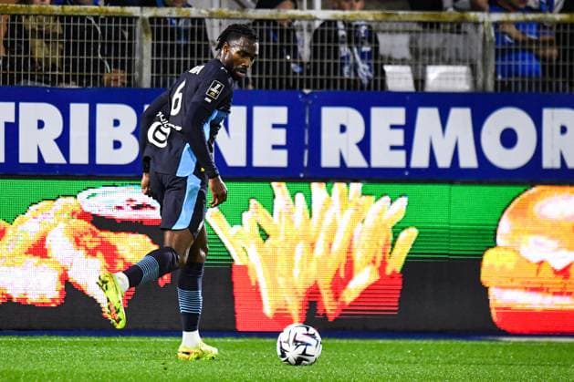 FOOTBALL : AJ Auxerre vs Olympique de Marseille - Ligue 1 - JournÃ e 11 - 01 11 2025 Ulisses Garcia (OM) RennesFrance  Copyright: xBaptistexAutissierx