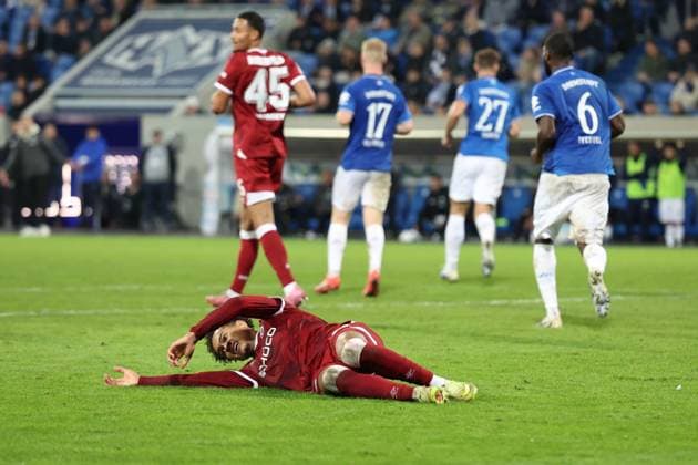 01 11 2025, xrekx, Soccer 2 Bundesliga, SV Darmstadt 98 Arminia Bielefeld v l Monju Momuluh Arminia Bielefeld DFL DFB REGULATIONS PROHIBIT ANY USE OF PHOTOGRAPHS as IMAGE SEQUENCES and or QUASI VIDEO Darmstadt