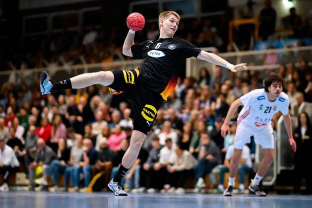 Erlangen Handball National Match U20 Germany Hungary Jan Gruener Grüner Germany Erlangen Karl Heinz Hirsemann Hall Bavaria Germany