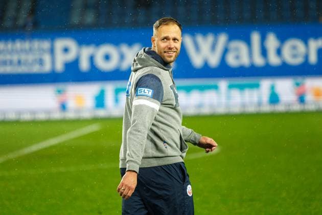 Coach Daniel Brinkmann Rostock GER, FC Hansa Rostock vs SC Verl, Football, Men, 3 Liga, Matchday 13, Season 2025 2026, 01 11 2025 Rostock Ostseestadion Mecklenburg Vorpommern Germany