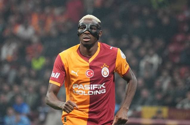 ISTANBUL, TURKEY - NOVEMBER 1: Victor Osimhen of Galatasaray during the Trendyol Turkish Super League match between Galatasaray SK and Trabzonspor at Rams Park Stadium on November 1, 2025 in Istanbul, Turkey. Istanbul Turkey Copyright: xSeskimphotox GSaray-Trabzon-011125 (67)