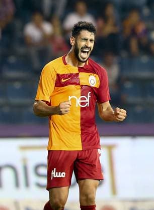 Osmanlispor vs Galatasaray: Turkish Super Lig ANKARA, TURKEY - AUGUST 19: Tolga Cigerci of Galatasaray celebrates his goal during Turkish Super Lig soccer match between Osmanlispor and Galatasaray at the Osmanli Stadium in Ankara, Turkey on August 19, 2017. Ankara Turkey. Editorial use only. Please get in touch for any other usage.  Copyright: x2025xAnadoluxErcinxTopx