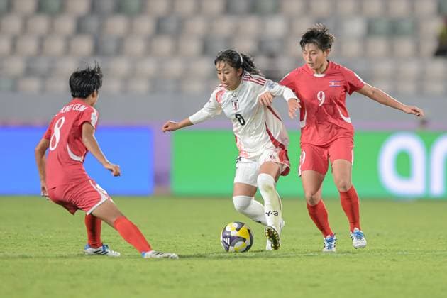 Football, Women, U17, North Korea - Japan