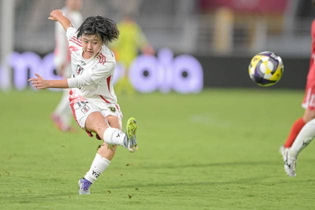 Korea DPR U17, U 17 v Japan U17 - FIFA U17 Women s World Cup Morocco 2025: Quarter-Final 10 Fukushima (Midfielder) of Japan U-17 is in action during the FIFA U17 Women s World Cup Morocco 2025 quarter-final match between Korea DPR and Japan in Rabat, Morocco, on November 1, 2025, at the Olympic Stadium. Rabat Morocco  Copyright: xAndreaxxAmatox originalFilename:amato-notitle251101_npG6e.jpg