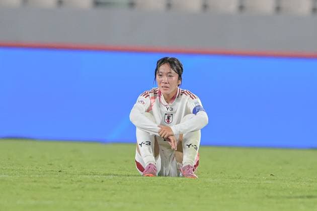 Korea DPR U17, U 17 v Japan U17 - FIFA U17 Women s World Cup Morocco 2025: Quarter-Final Japan expresses disappointment after the 5-1 FIFA U17 Women s World Cup Morocco 2025 quarter-final match between Korea DPR and Japan in Rabat, Morocco, on November 1, 2025, at the Olympic Stadium. Rabat Morocco  Copyright: xAndreaxxAmatox originalFilename:amato-notitle251101_npEXh.jpg