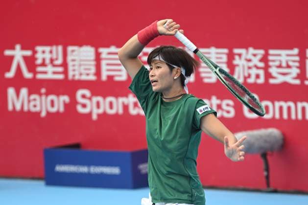 Peangtarn Plipuech In WTA250 Thailand tennis player Peangtarn Plipuech during a match at the Hong Kong Tennis Open on November 2, 2025 in Hong Kong. (Photo by Kobe Li Nexpher Images) Hong Kong