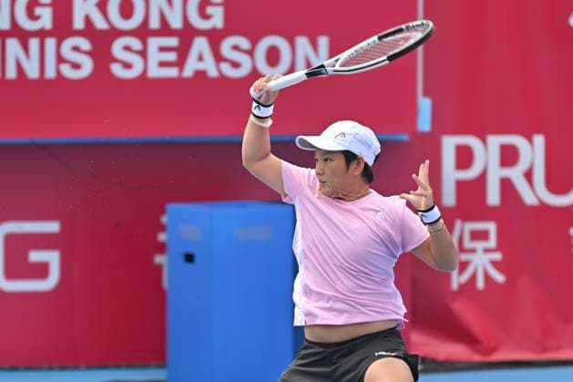 Xinyu Jiang In WTA250 Chinese tennis player Xinyu Jiang during a match at the Hong Kong Tennis Open on November 2, 2025 in Hong Kong. (Photo by Kobe Li Nexpher Images) Hong Kong