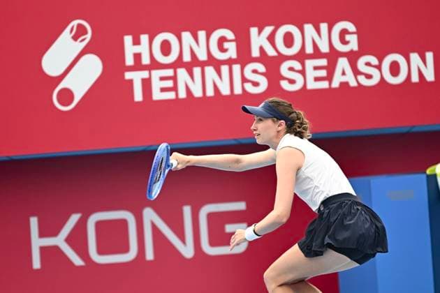 Cristina Bucsa In WTA250 Moldovan-Spanish tennis player Cristina Bucsa during a match at the Hong Kong Tennis Open on November 2, 2025 in Hong Kong. (Photo by Kobe Li Nexpher Images) Hong Kong