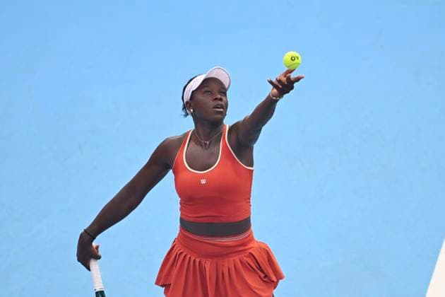 Victoria Mboko In WTA250 Canadian tennis player Victoria Mboko during a match at the Hong Kong Tennis Open on November 2, 2025 in Hong Kong. (Photo by Kobe Li Nexpher Images) Hong Kong