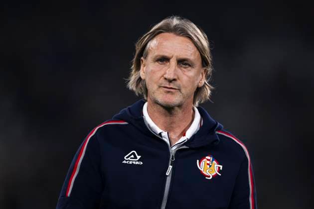 US Cremonese v Juventus FC - Serie A Davide Nicola, head coach of US Cremonese, looks on prior to the Serie A football match between US Cremonese and Juventus FC. Cremona Italy Copyright: xNicolòxCampox