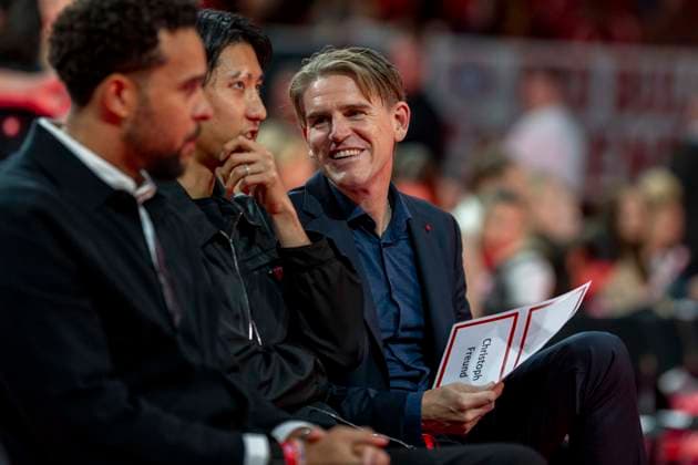 02 11 2025 Football Annual General Meeting of FC Bayern Munich Christoph Freund sits in his seat Copyright: xDavidxInderliedx