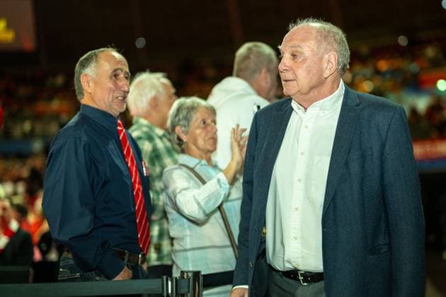 Uli Hoeneß FC Bayern Muenchen, Honorary President , GER, FC Bayern Muenchen, Football, Bundesliga, Annual General Meeting FC Bayern Muenchen eV 2025, 02 11 2025, DFL DFB REGULATIONS PROHIBIT ANY USE OF PHOTOGRAPHS AS IMAGE SEQUENCES AND OR QUASI VIDEO, GER, FC Bayern Muenchen, Football, Bundesliga, Annual General Meeting FC Bayern Muenchen eV 2025, 02 11 2025 Muenchen Copyright: xEibner-Pressefotox EP_EER