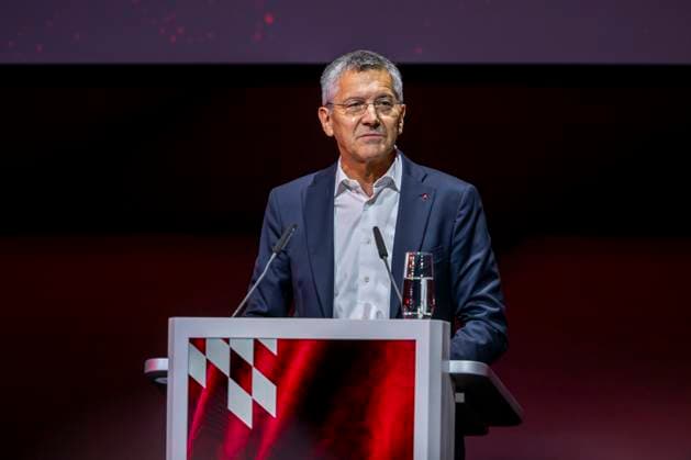 02 11 2025 Football Annual General Meeting of FC Bayern Munich President Herbert Hainer speaks Copyright: xDavidxInderliedx