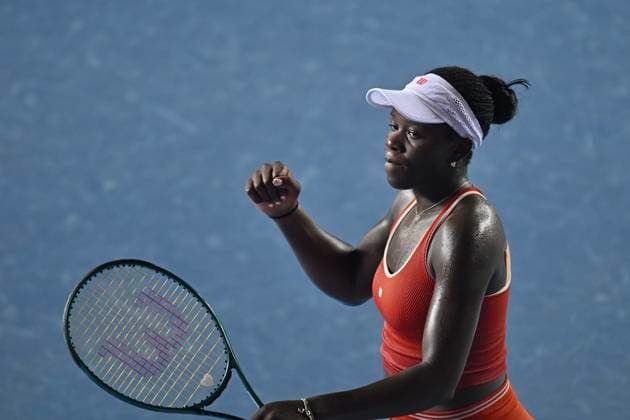 Victoria Mboko In WTA250 Canadian tennis player Victoria Mboko during a match at the Hong Kong Tennis Open on November 2, 2025 in Hong Kong. (Photo by Kobe Li Nexpher Images) Hong Kong