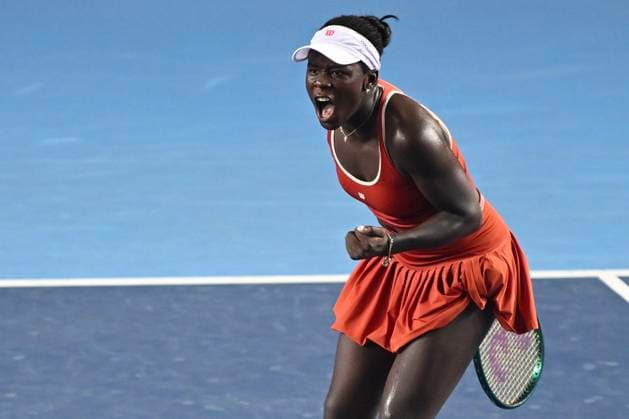 Victoria Mboko In WTA250 Canadian tennis player Victoria Mboko during a match at the Hong Kong Tennis Open on November 2, 2025 in Hong Kong. (Photo by Kobe Li Nexpher Images) Hong Kong