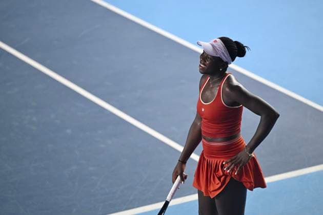 Victoria Mboko In WTA250 Canadian tennis player Victoria Mboko during a match at the Hong Kong Tennis Open on November 2, 2025 in Hong Kong. (Photo by Kobe Li Nexpher Images) Hong Kong